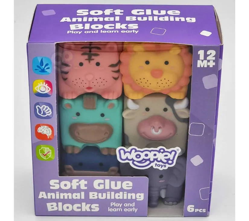 woopie senzoričke kocke, životinje 6 el. - slika 6