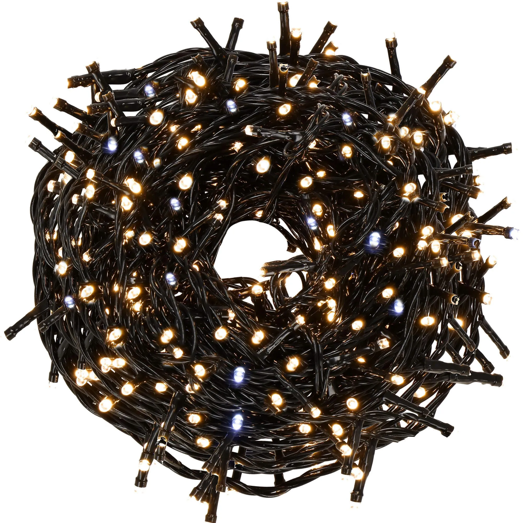 springos set božićnih lampica flash, 500 led, 28,5 m, toplo bijela + flash hladno bijela - slika 8