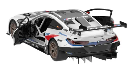 rastar bmw m8 gte na daljinsko upravljanje 1:18 bijeli - slika 4