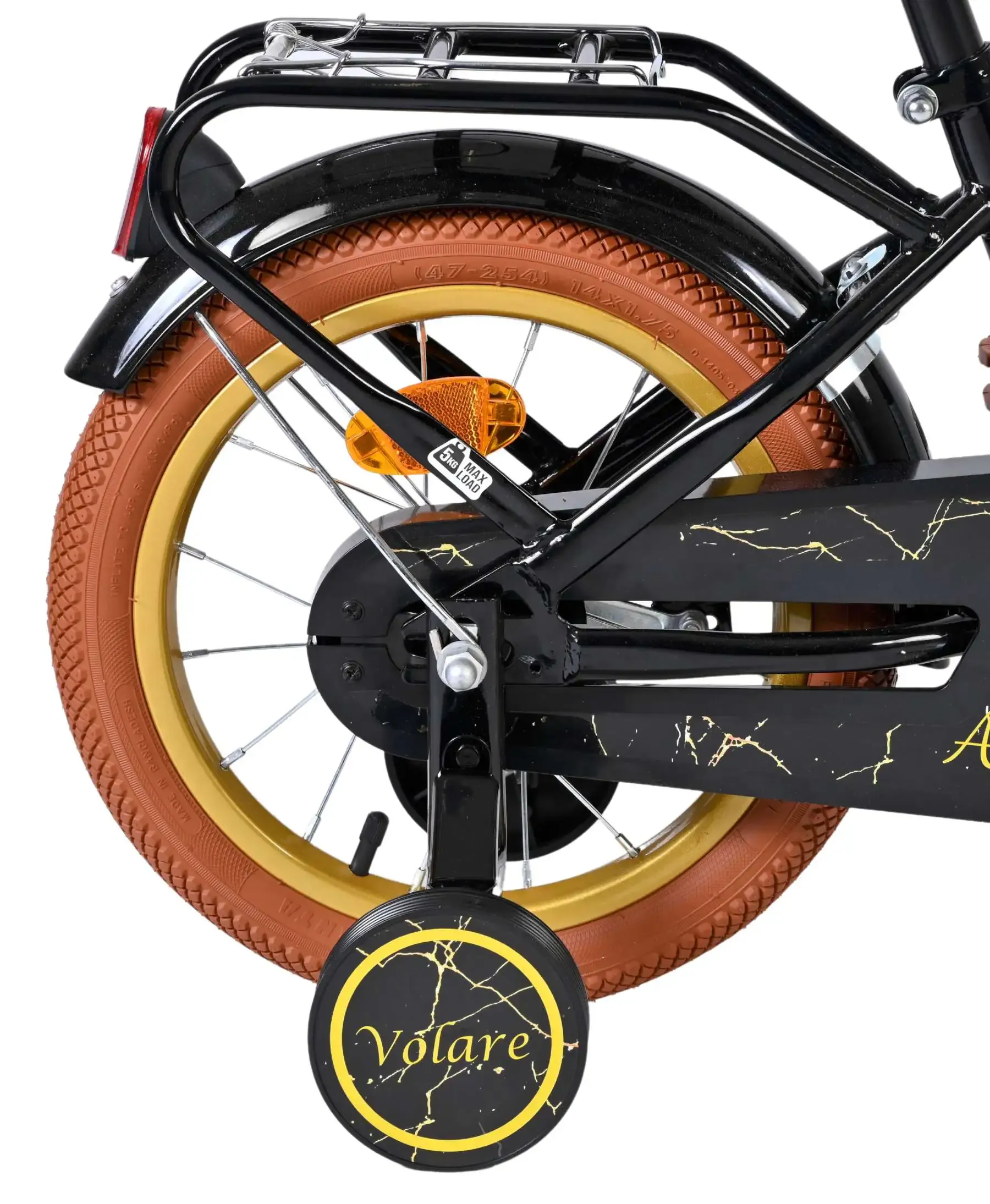volare dječji bicikl ashley 14″ crne boje - slika 3