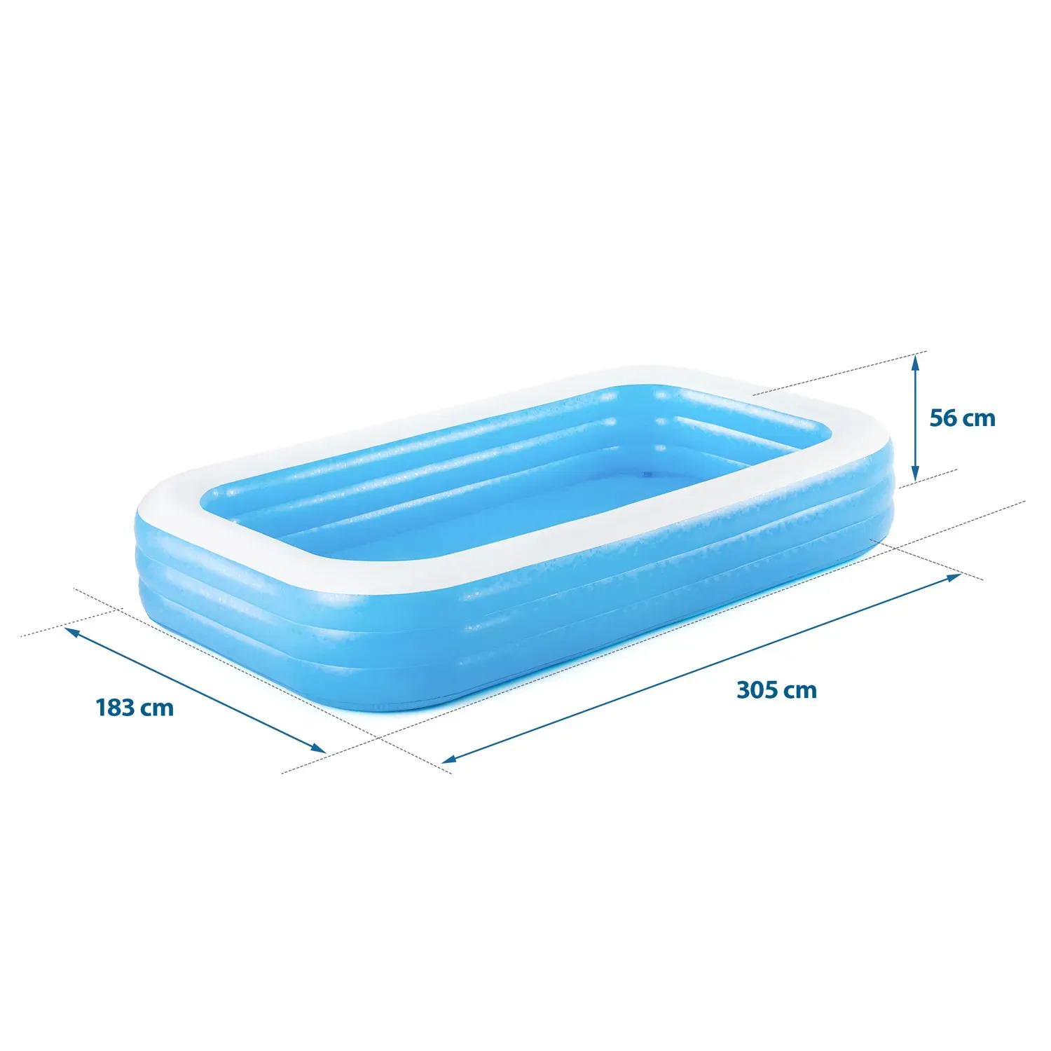 bestway obiteljski bazen na napuhavanje 305 x 183 x 56 cm - slika 8