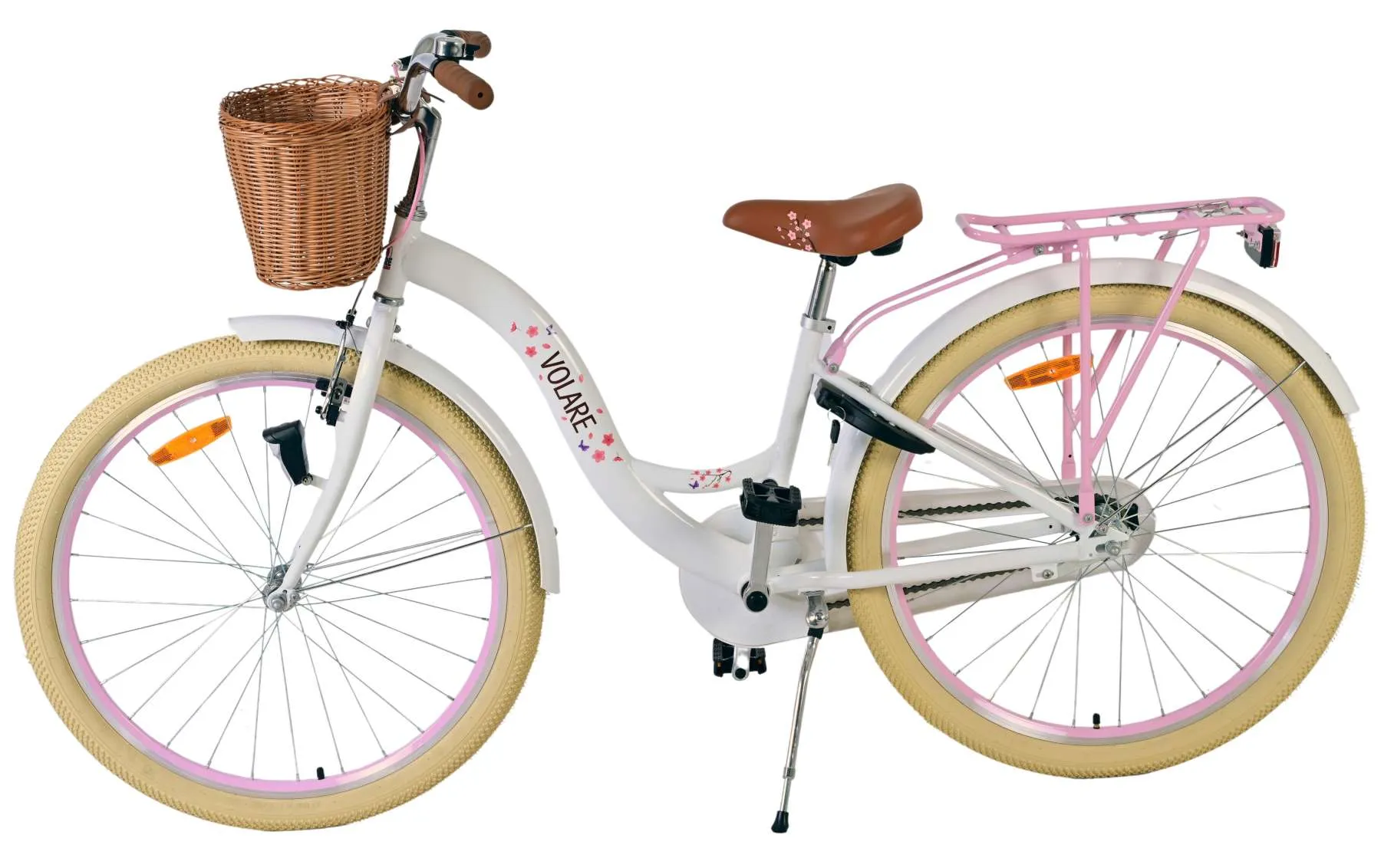 dječji bicikl volare blossom - za djevojčice - 26 cola - bijeli - slika 8