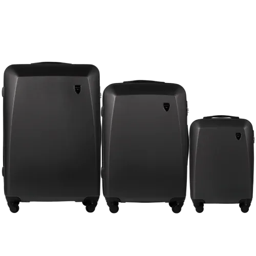 plover, set od 3 abs+ kofera (v,m,s) wings, tamno siva - slika 2