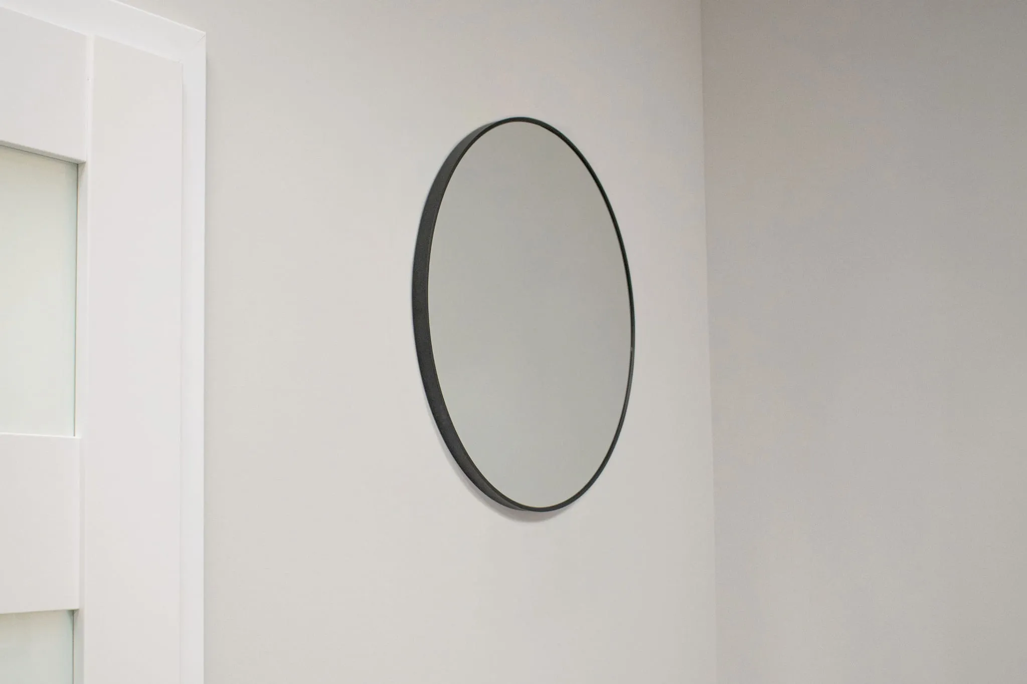ogledalo crni okvir 50cm - slika 6