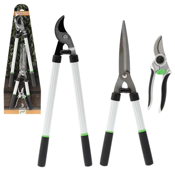 set od 3 vrtne škare, duljine 20 / 51 / 54 cm - slika 2