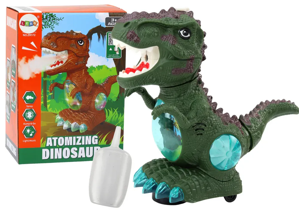 rasplesani dinosaur sa senzorom za prepreke zeleni - slika 2