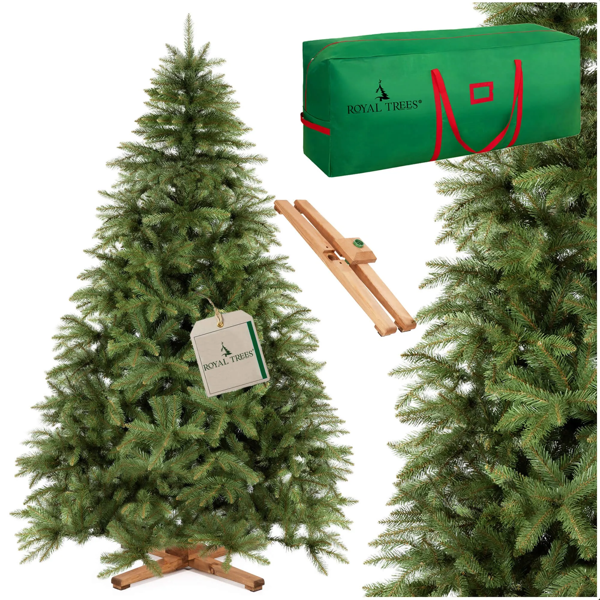 umjetna božićna jelka skandinavska premium 220 cm - slika 4