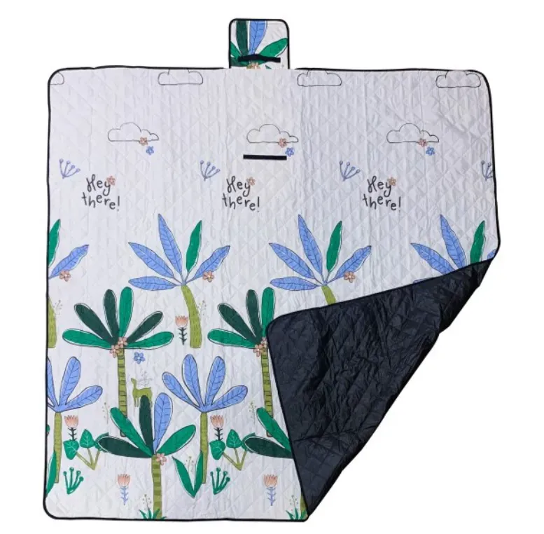 prostirka za plažu i piknik 200x200cm palme - slika 3