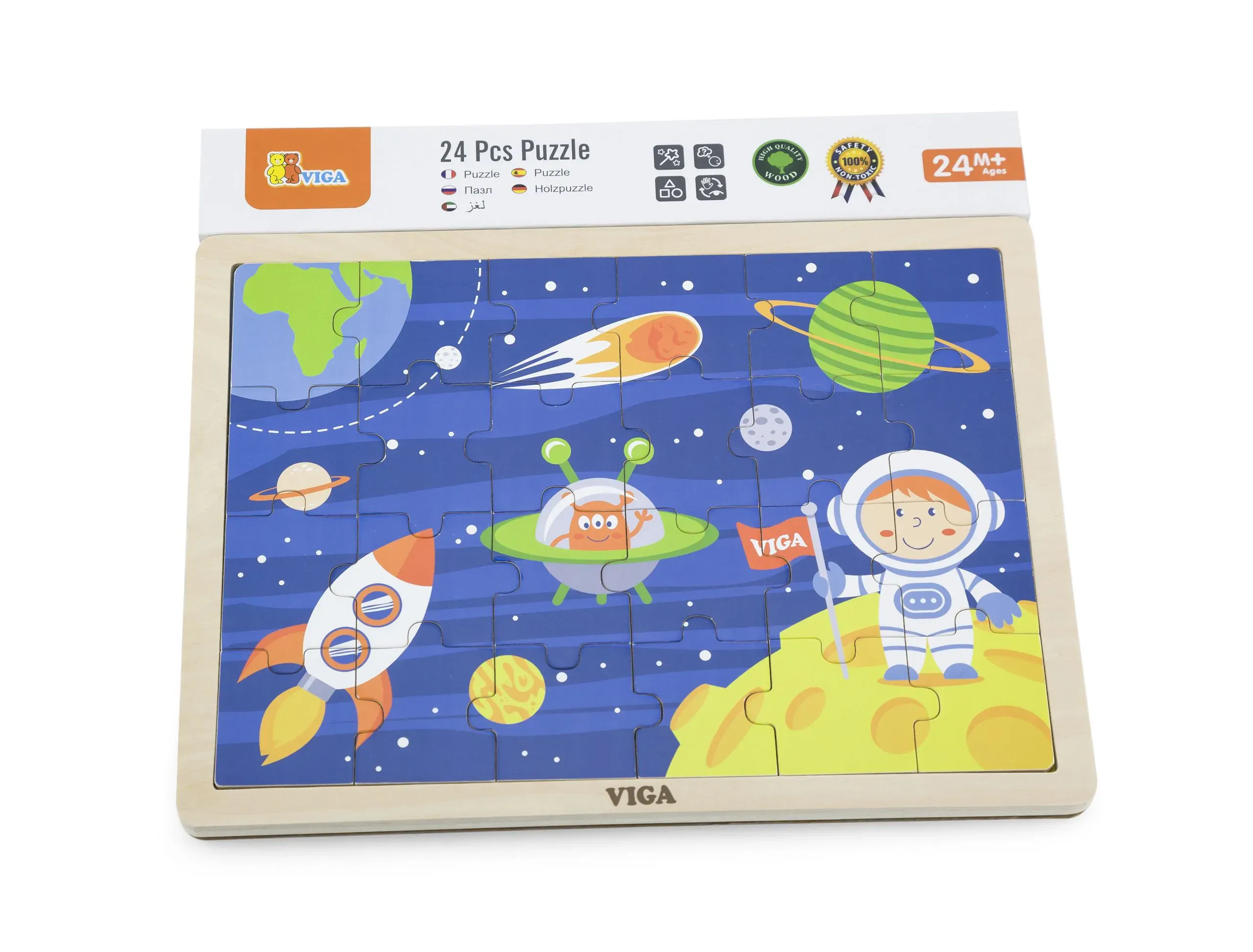 viga puzzle - 24 dijela svemirska avantura - slika 2