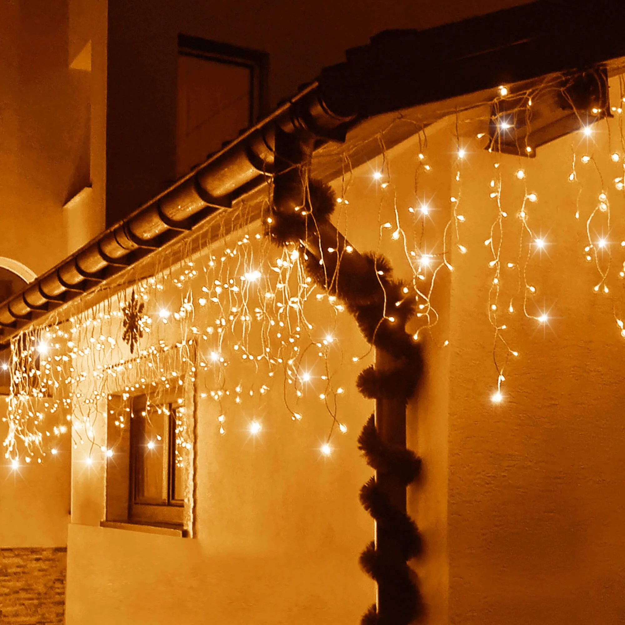 springos žaruljice zavjesa, 300 led - slika 9