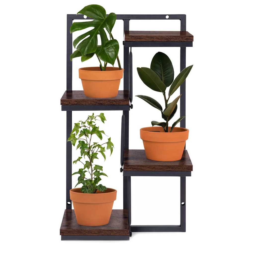 modernhome loft zidni stalak za cvijeće za dekoraciju, s 4 razine - slika 7