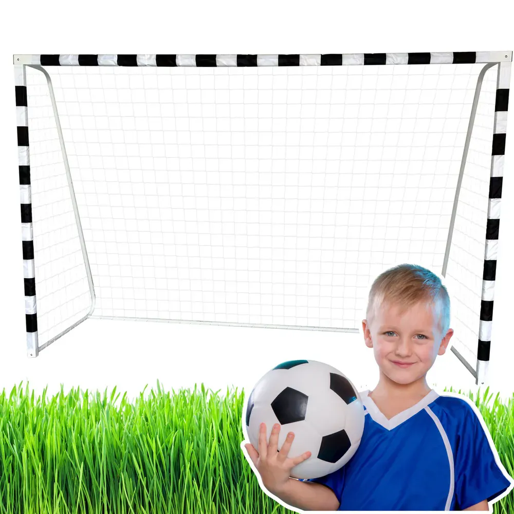 nogometni gol s kvadratnim okvirom 300x200x110 cm - slika 2