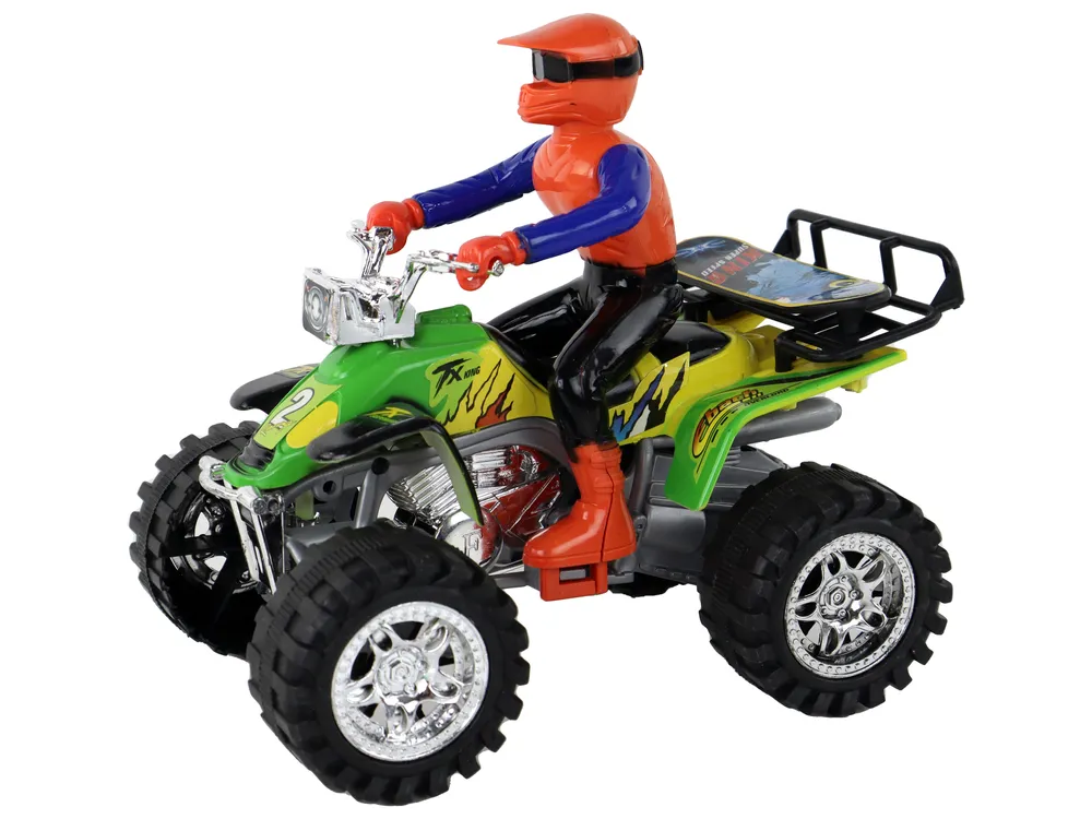 quad s vozačem zeleni 19cm - slika 3