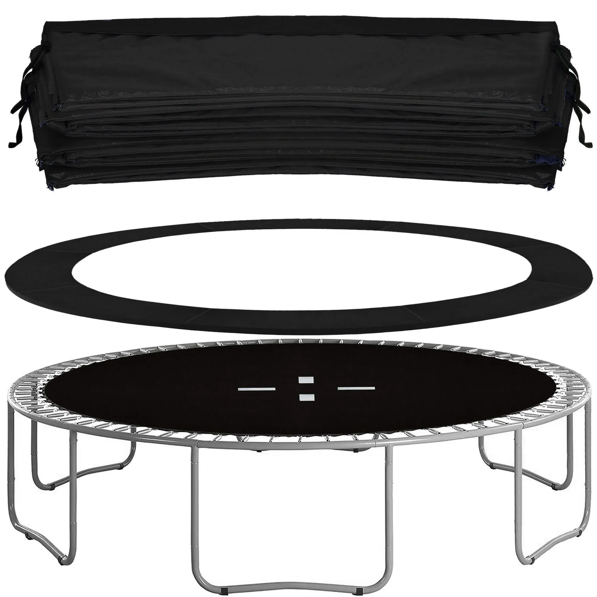navlaka za trampolin 244cm crna - slika 4