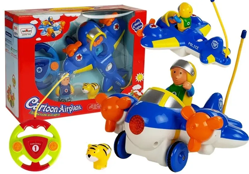 dječji r/c zrakoplov na daljinsko upravljanje plavi - slika 2