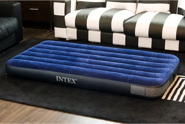 madrac na napuhavanje 191x76 cm krevet za spavanje velur intex 64756 - slika 7