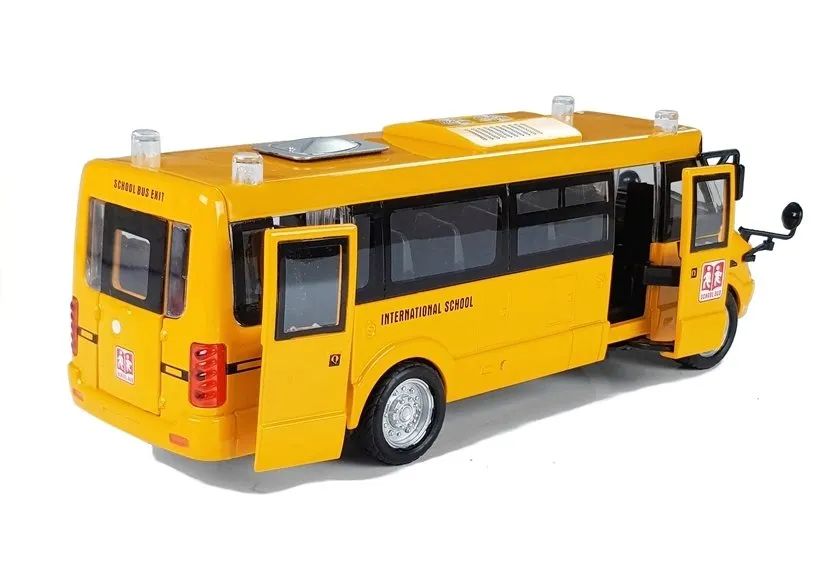 metalni školski autobus na navijanje - slika 5