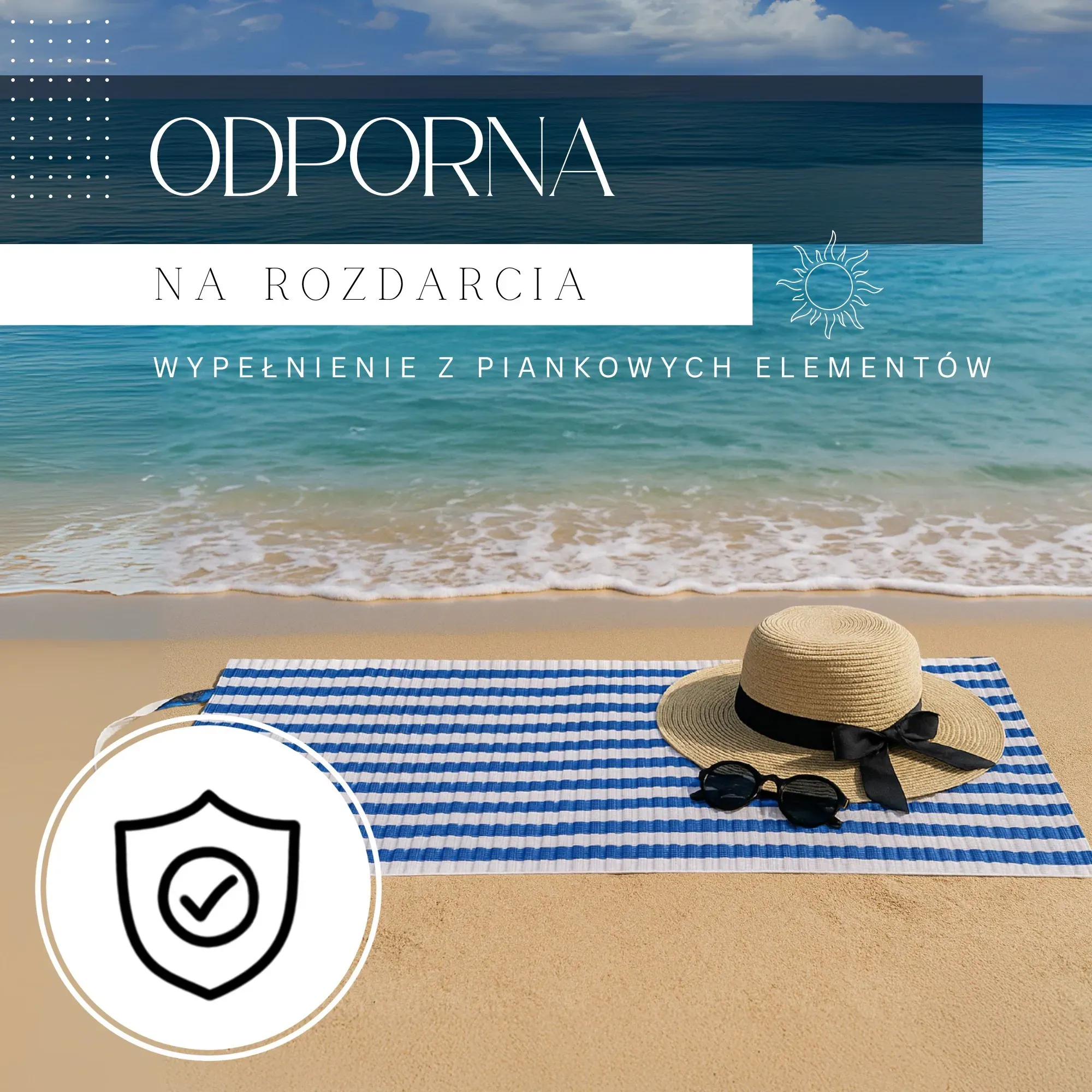 Prostirka za plažu 60 x 180 cm - Pribislavec
