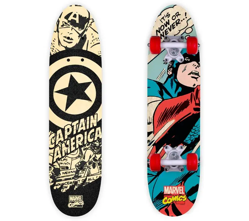 seven dječji drveni skateboard captain america - slika 2