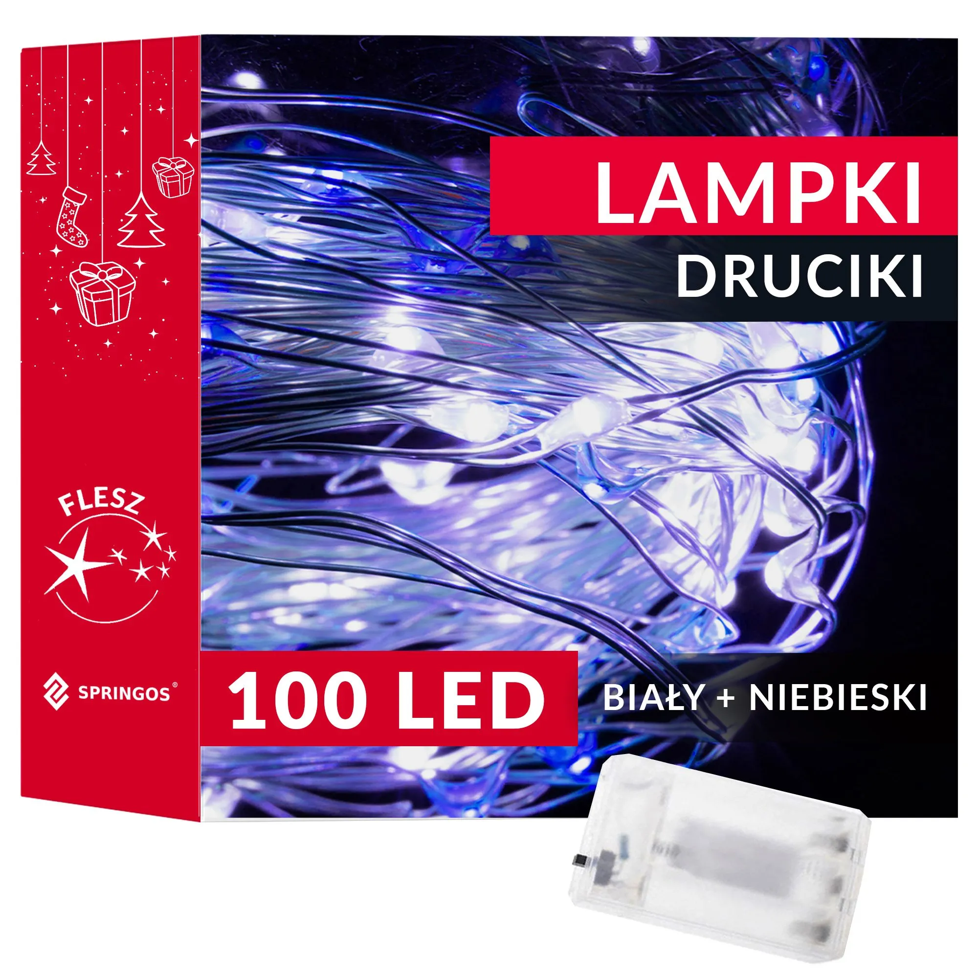 lampice na baterije, 100 led - slika 10
