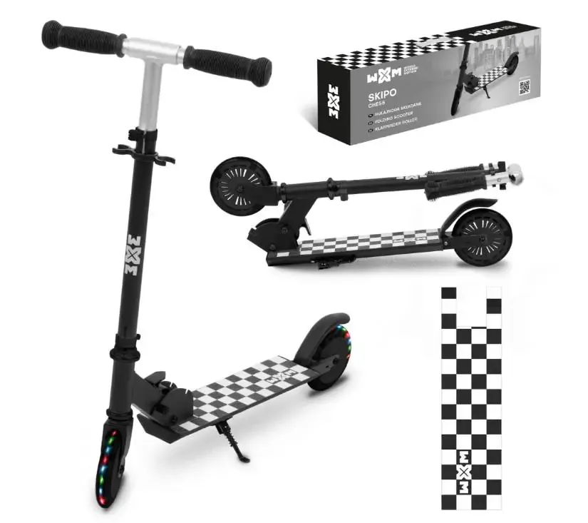 Kidwell WXM sklopivi romobil za djecu, Skipo šah - Pribislavec