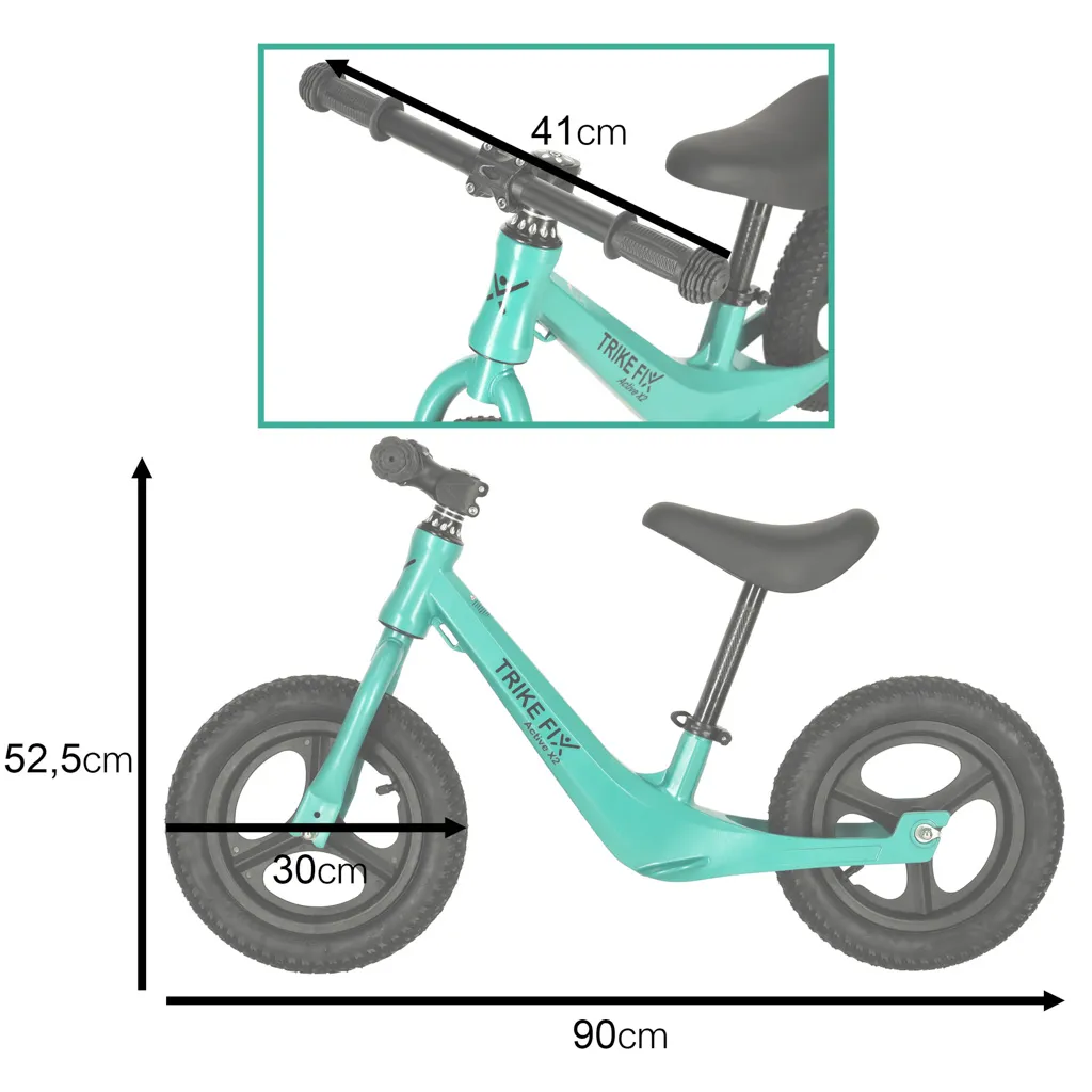 trike dječji bicikl fix active x2 cross-country zeleni - slika 7