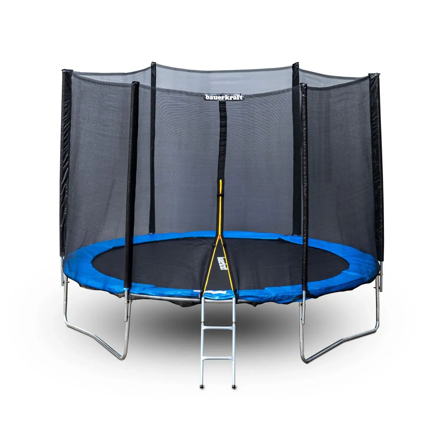 vrtni trampolin s vanjskom sigurnosnom mrežom 10 ft (304–312 cm) + ljestve - slika 9
