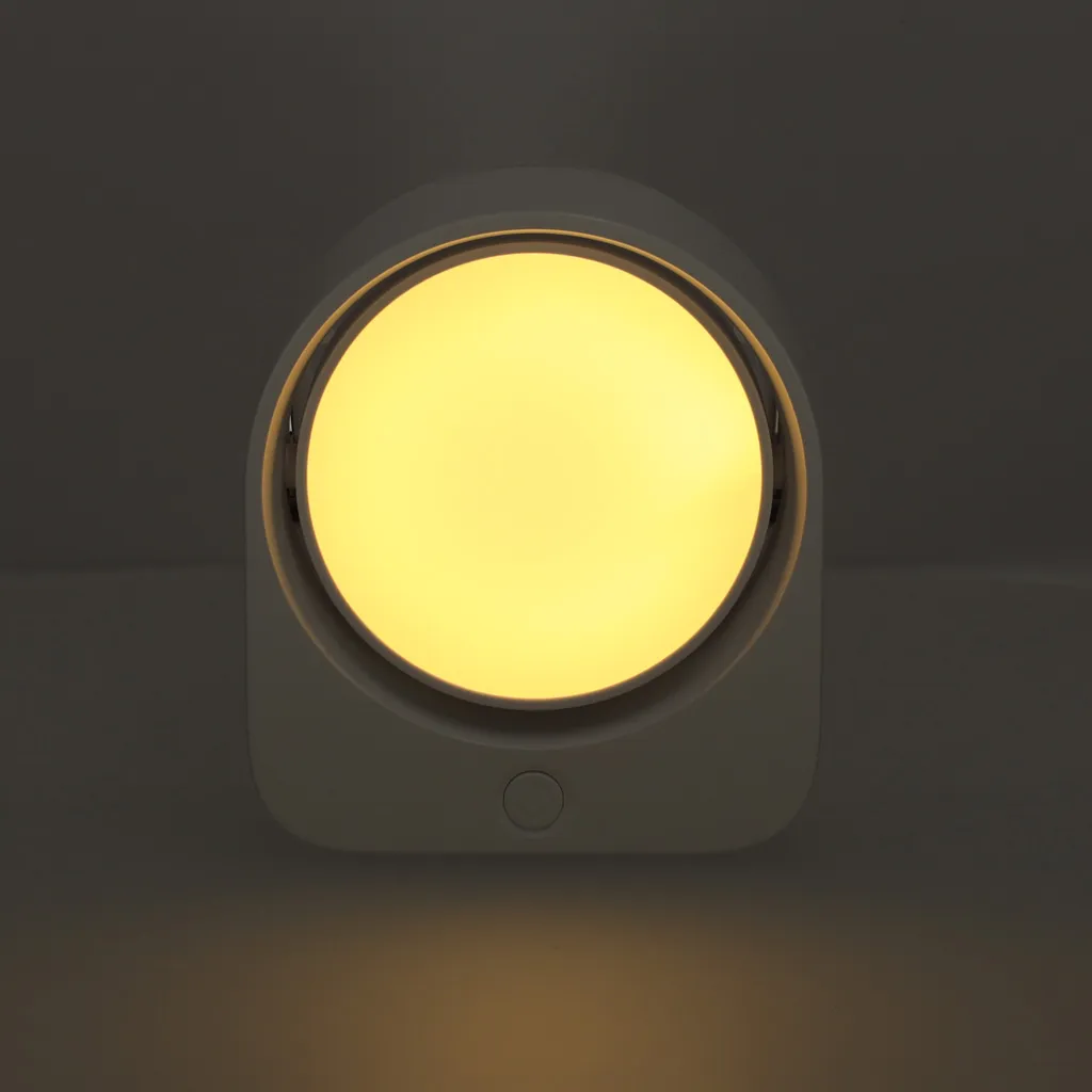 noćna lampa s kopčom - bijela - slika 9