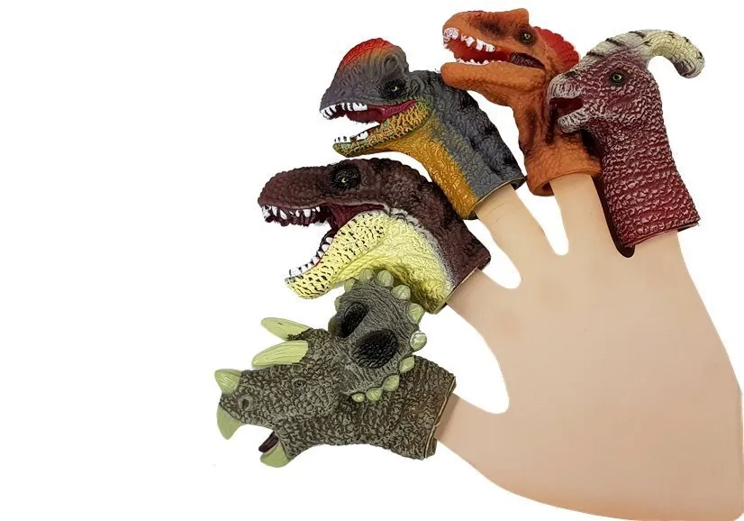 lutke za prste dinosauri 5 kom. - slika 4