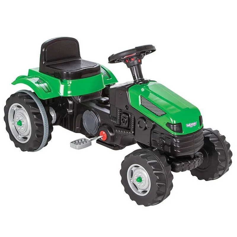 woopie traktor s pedalama - zeleni - slika 3