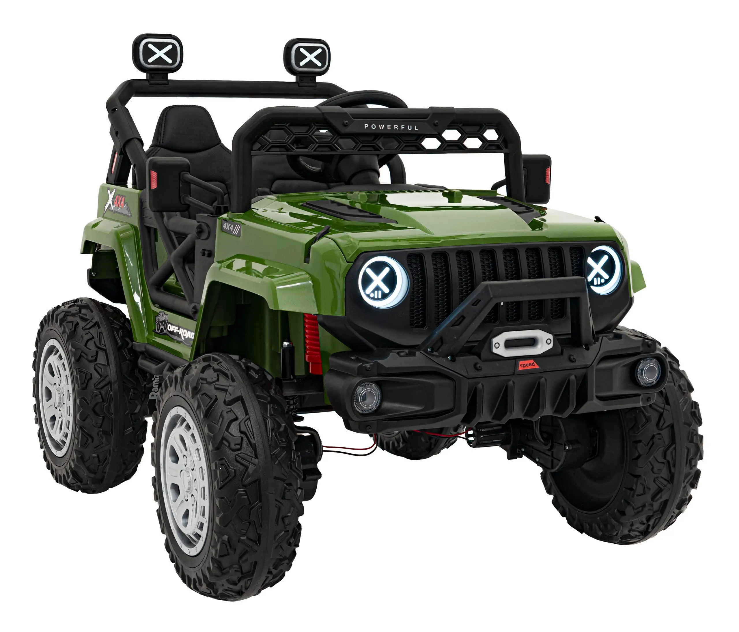 off-road, auto na akumulator, zeleni - slika 3