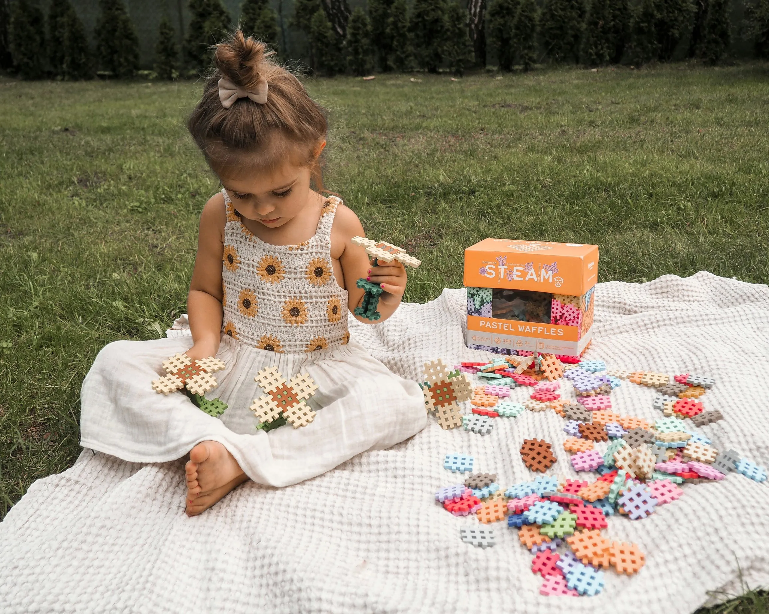marioinex set mini waffle kockica pastelne 300kom. - slika 6