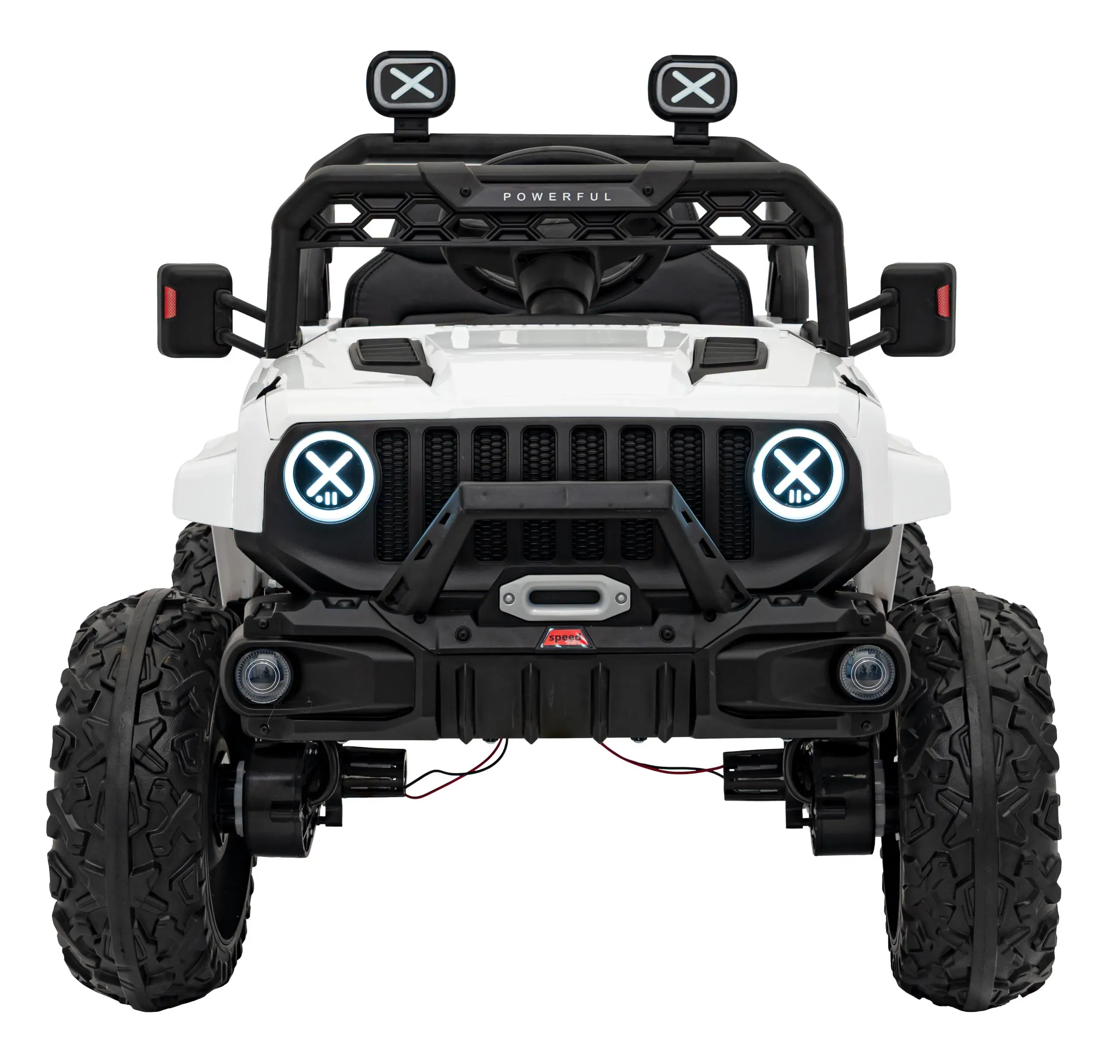 off-road, auto na akumulator, bijeli - slika 2