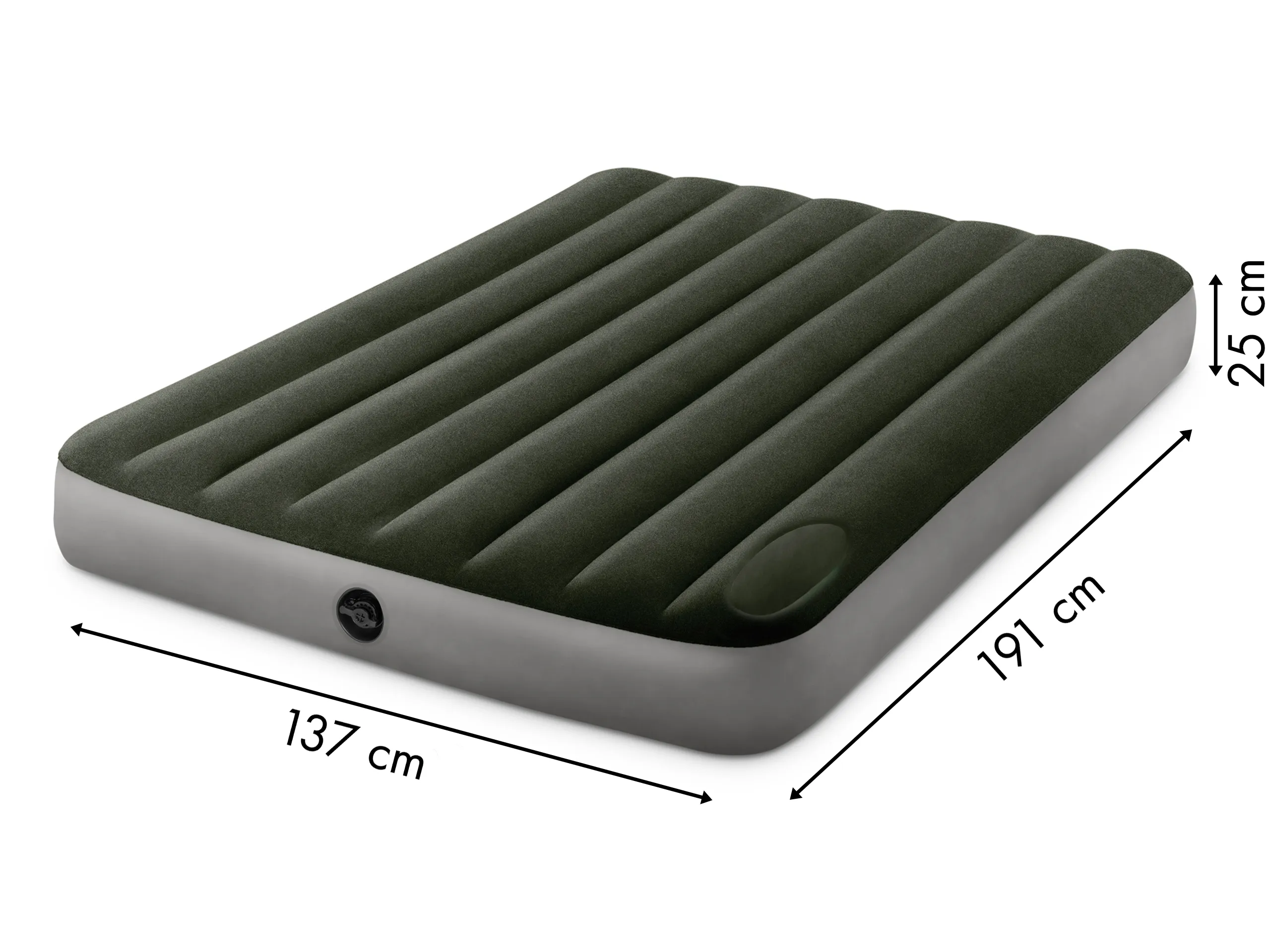 veliki dvostruki madrac na napuhavanje 191x137 cm za spavanje s pumpom intex 64762 - slika 5