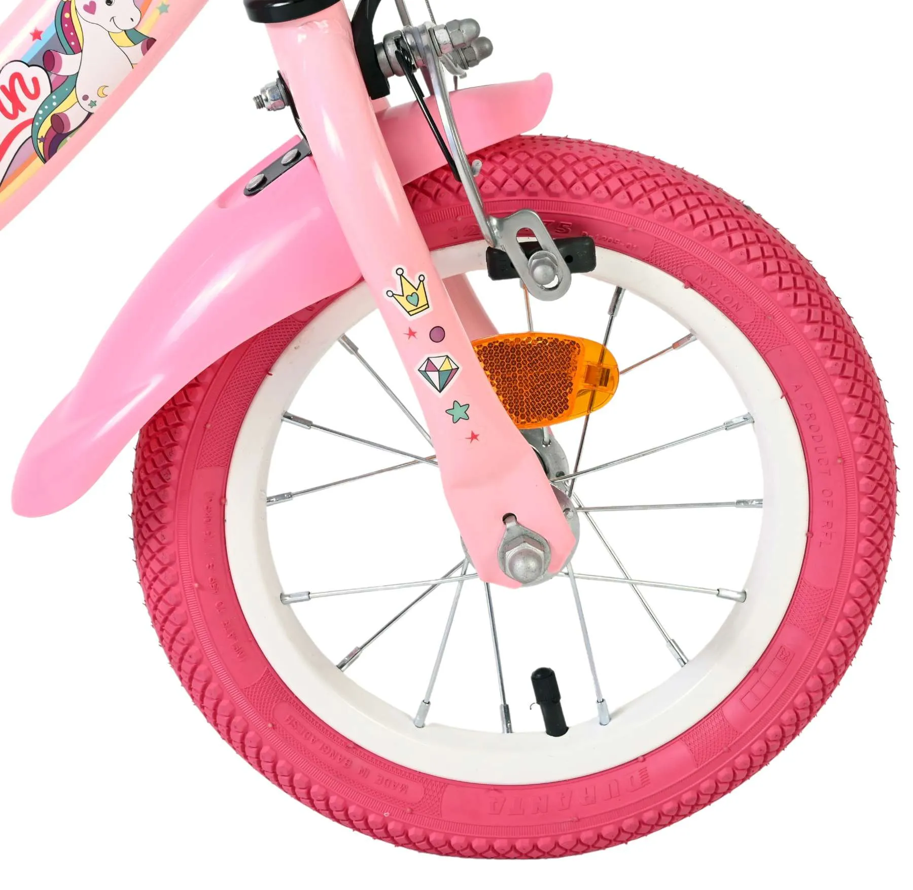 volare dječji bicikl unicorn 12″ ružičaste boje - slika 4