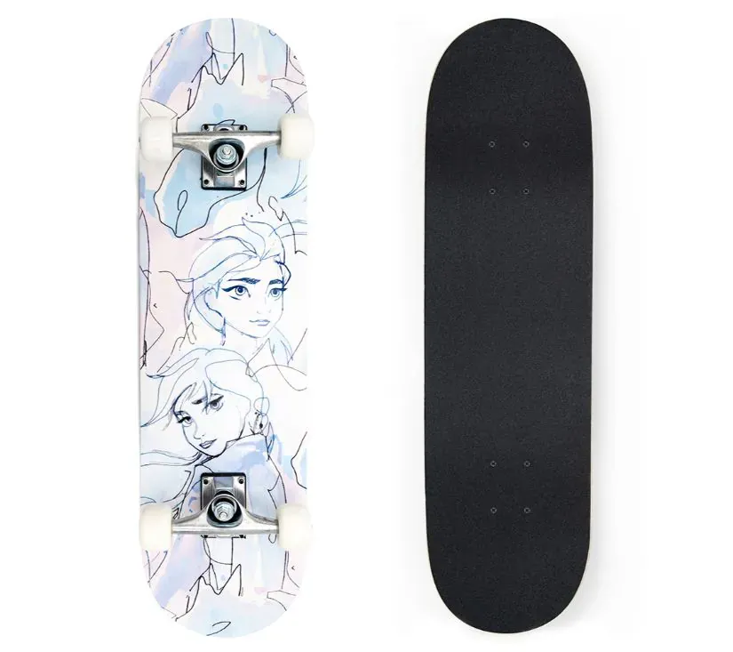 seven dječji drveni skateboard frozen - slika 1