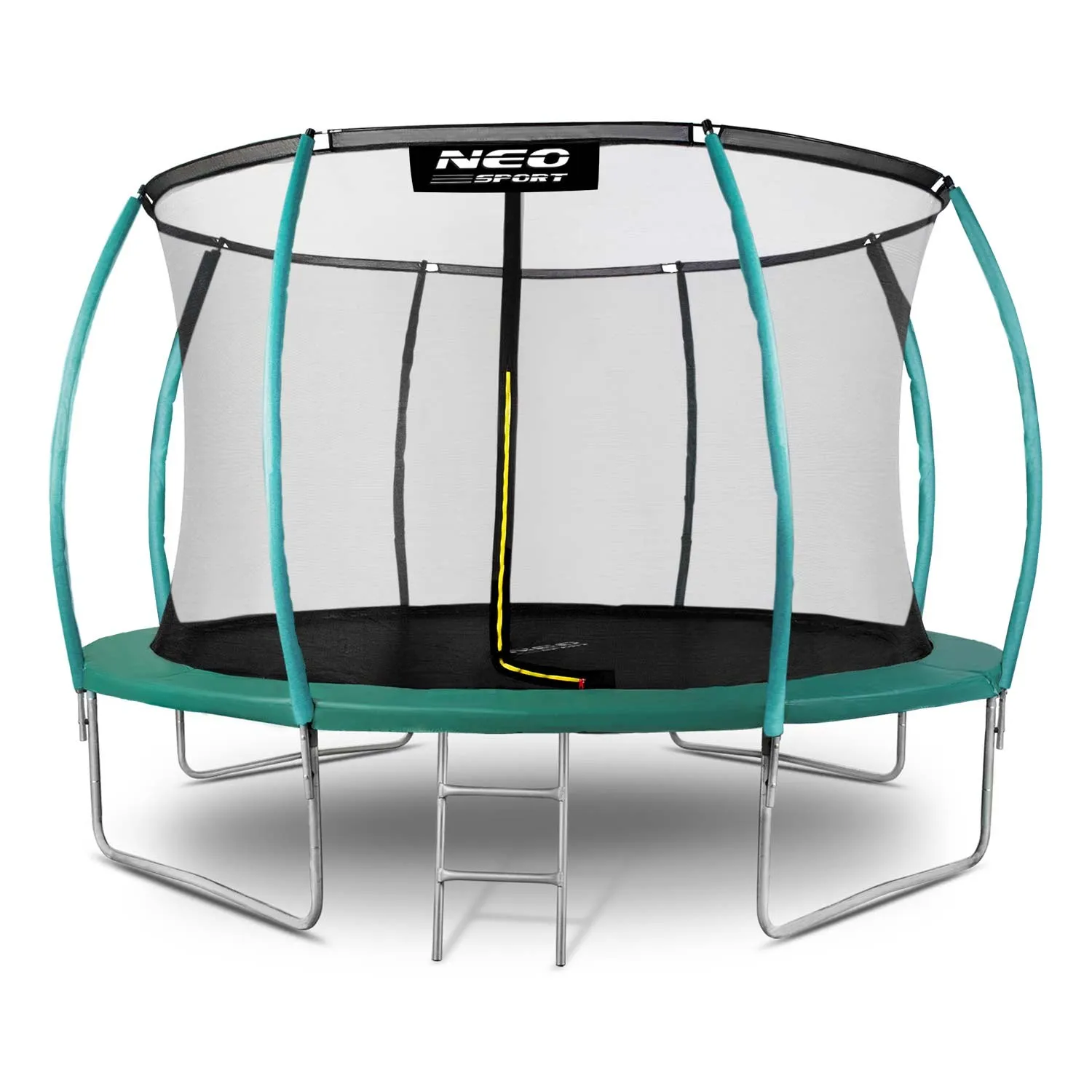 neo-sport profilirani vrtni trampolin 374 cm (12 ft) s unutarnjom mrežom,tirkizni - slika 4