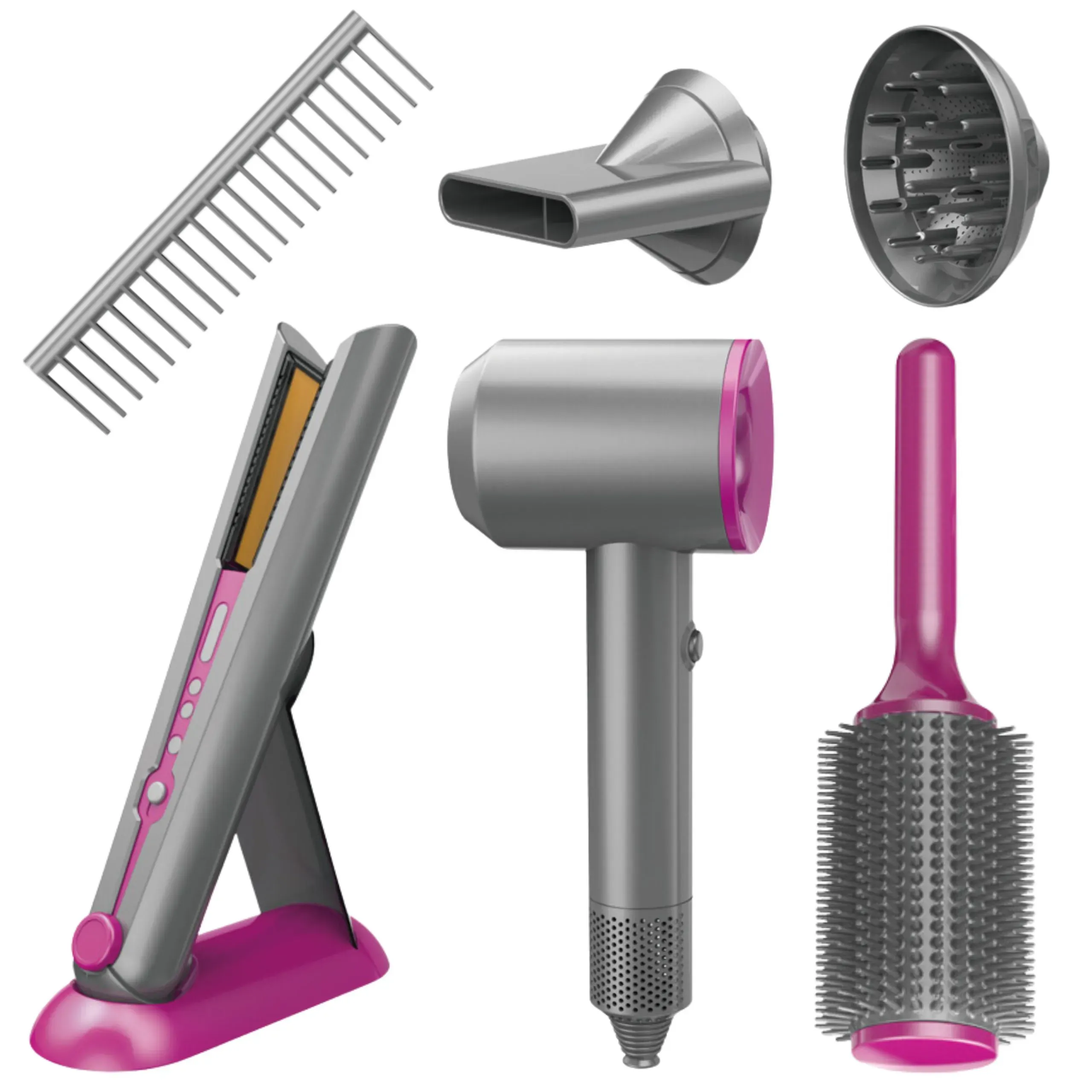 woopie mali frizerski set + dodaci - slika 2