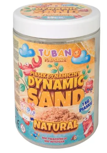 tuban kinetički pijesak 1kg - natural - slika 3
