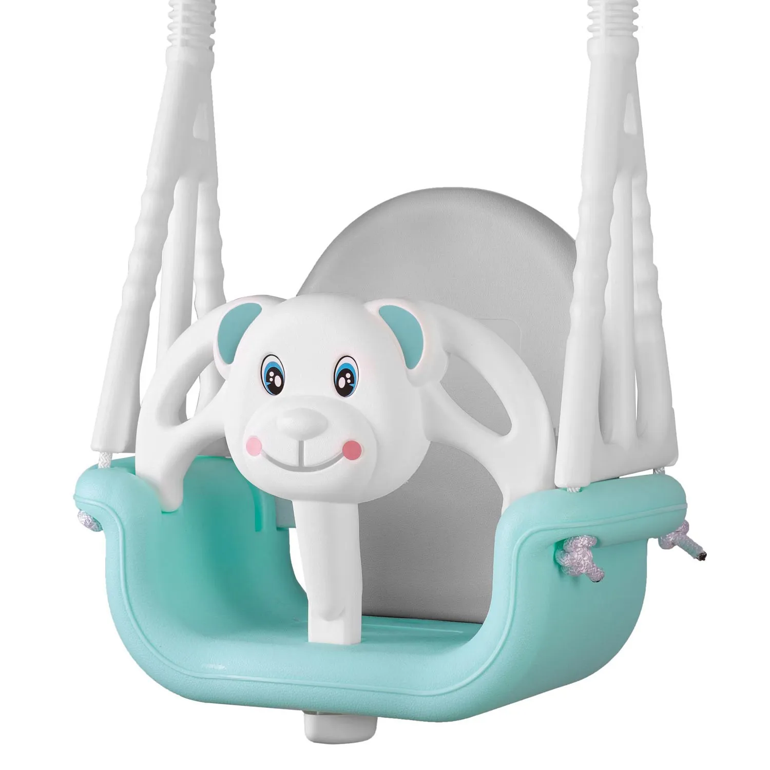 ricokids ljuljačka s medvjedićom 3 u 1, tirkizna - slika 5