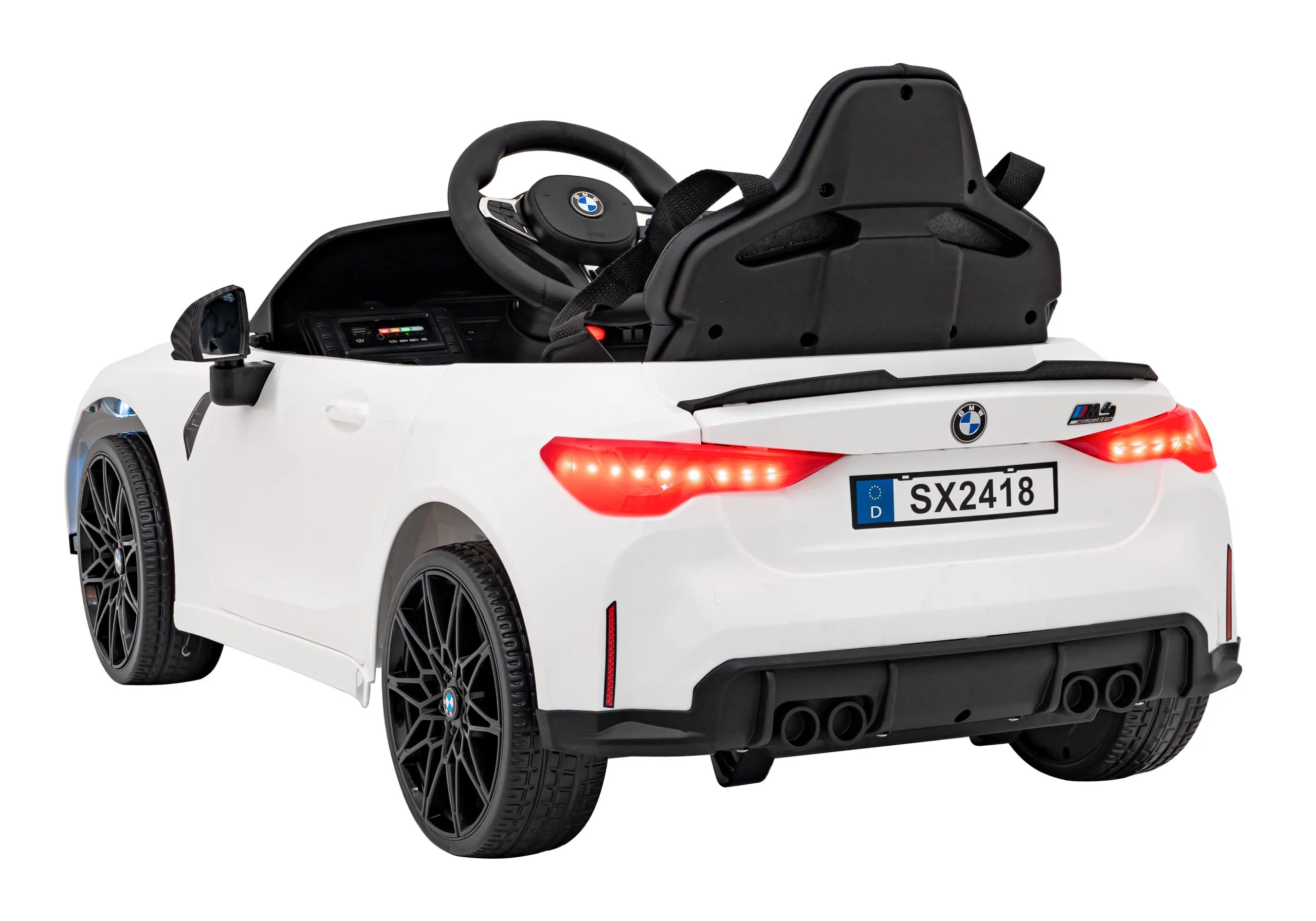 automobil bmw m4 na akumulator bijeli - slika 7