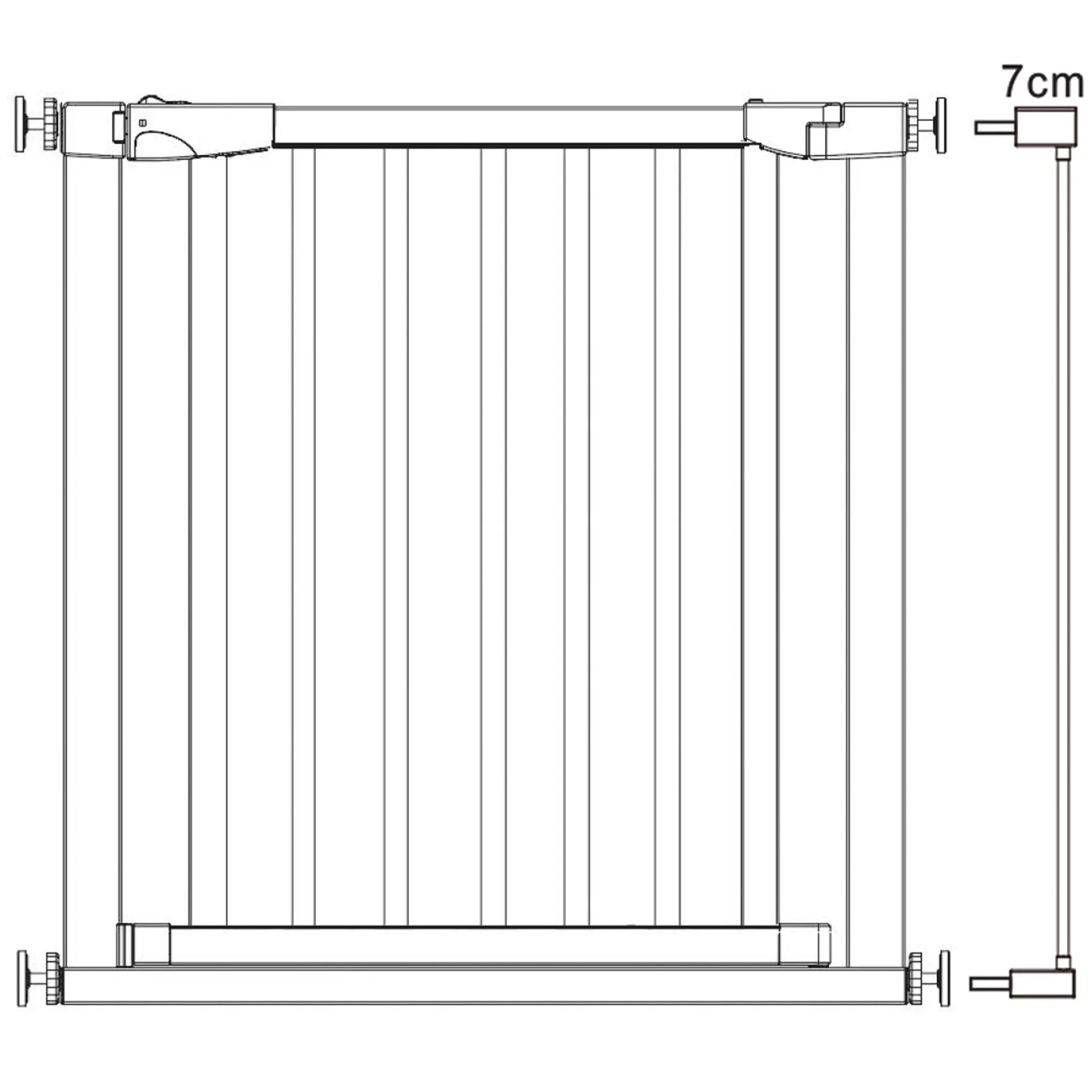 springos zaštitna ogradica 82 - 89 cm - slika 5