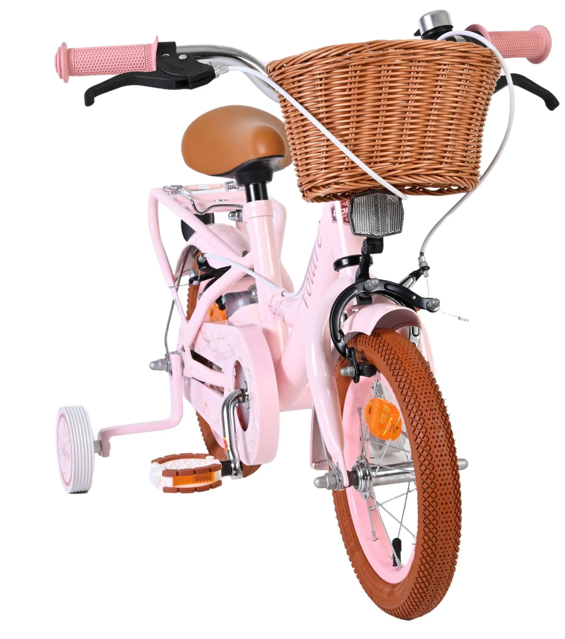 volare dječji bicikl ashley 12″ pink boje, s dvije ručne kočnice - slika 6