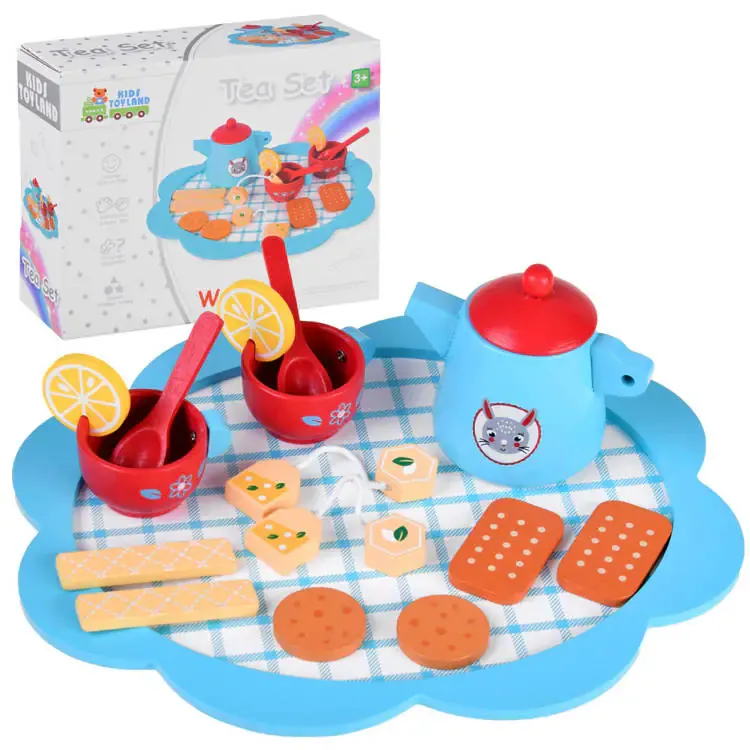 set za čajanku svijetlo plavi - slika 2