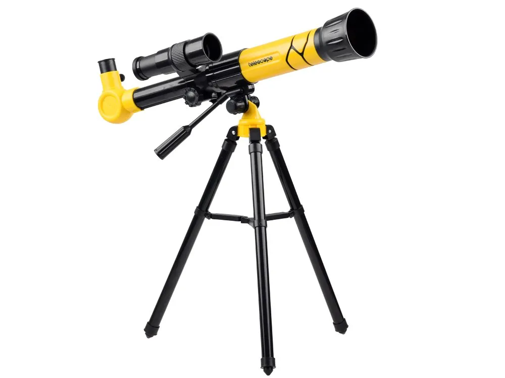 teleskop na tronošcu sa zoom-om 20x 30x 40x žuti - slika 3
