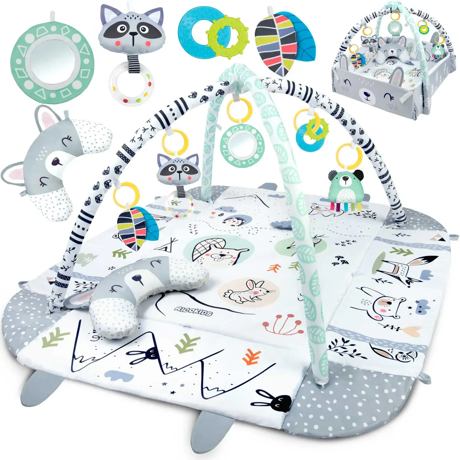ricokids interaktivna obrazovna prostirka 110 x 100 cm zec - slika 2