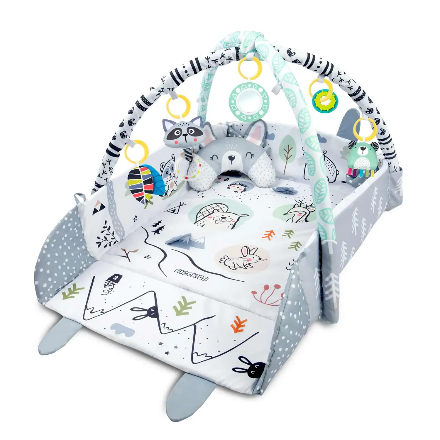 ricokids interaktivna obrazovna prostirka 110 x 100 cm zec - slika 5