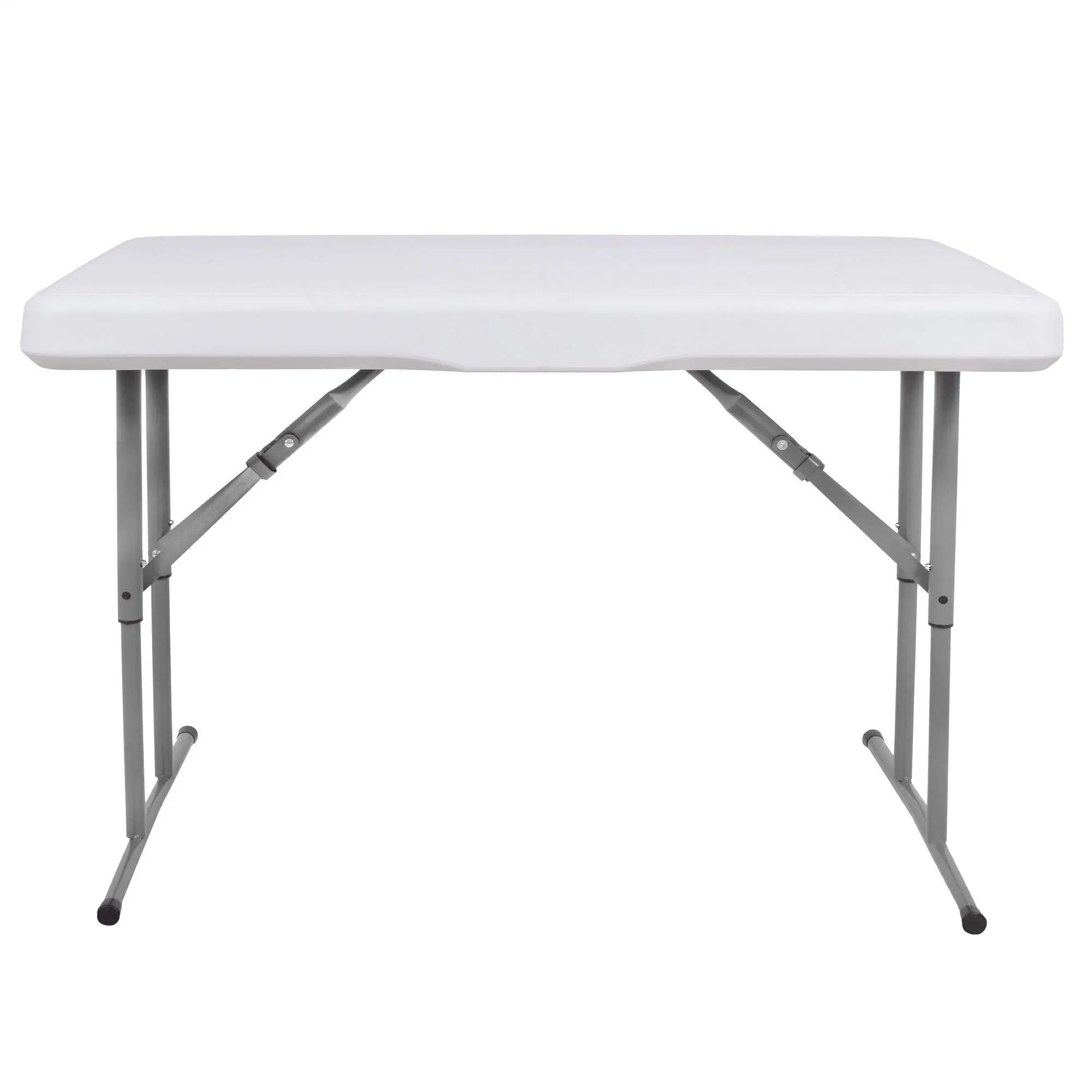 set za catering stol + klupe 105 x 65 x 69 cm bijeli - slika 10