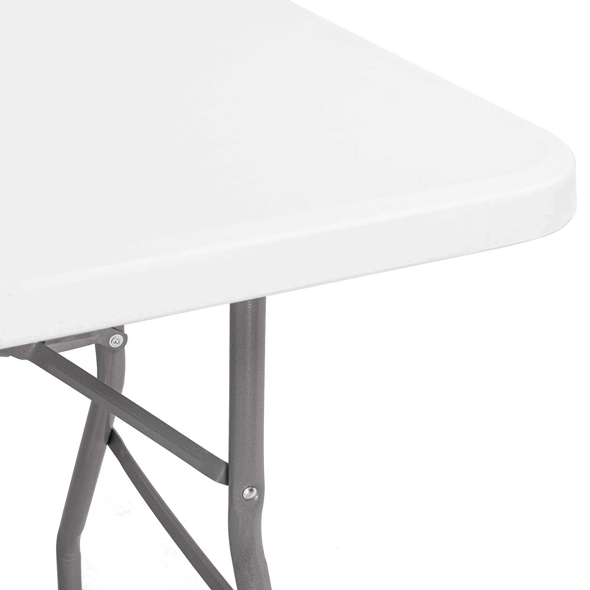 sklopivi stol za catering dimenzija 180 x 74 x 74 cm bijeli - slika 12