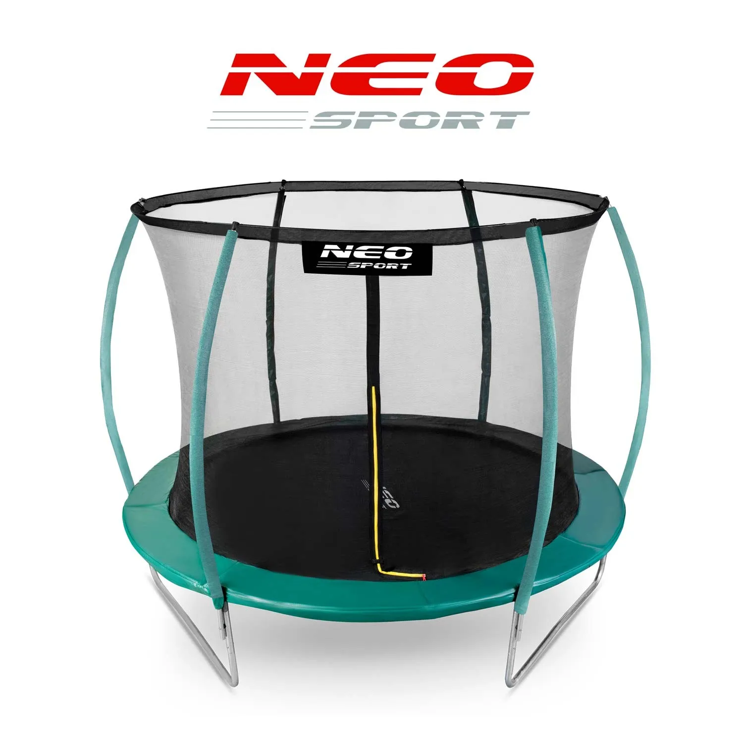 neo-sport profilirani vrtni trampolin 312 cm (10 ft) s unutarnjom mrežom, tirkizni - slika 8